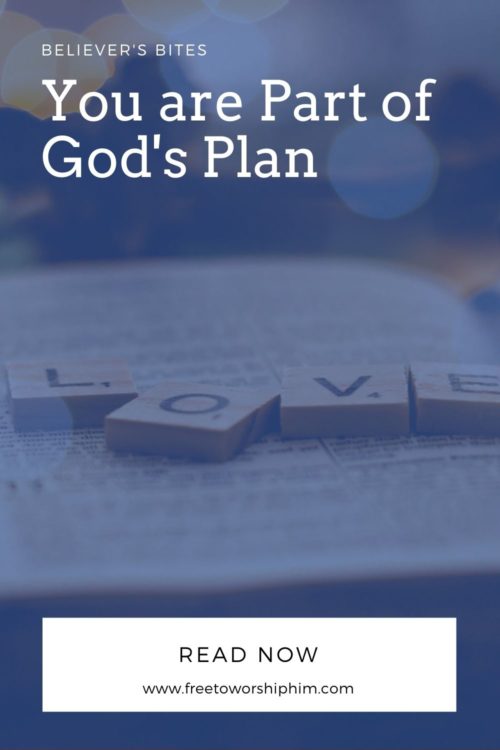 You are Part of God's Plan